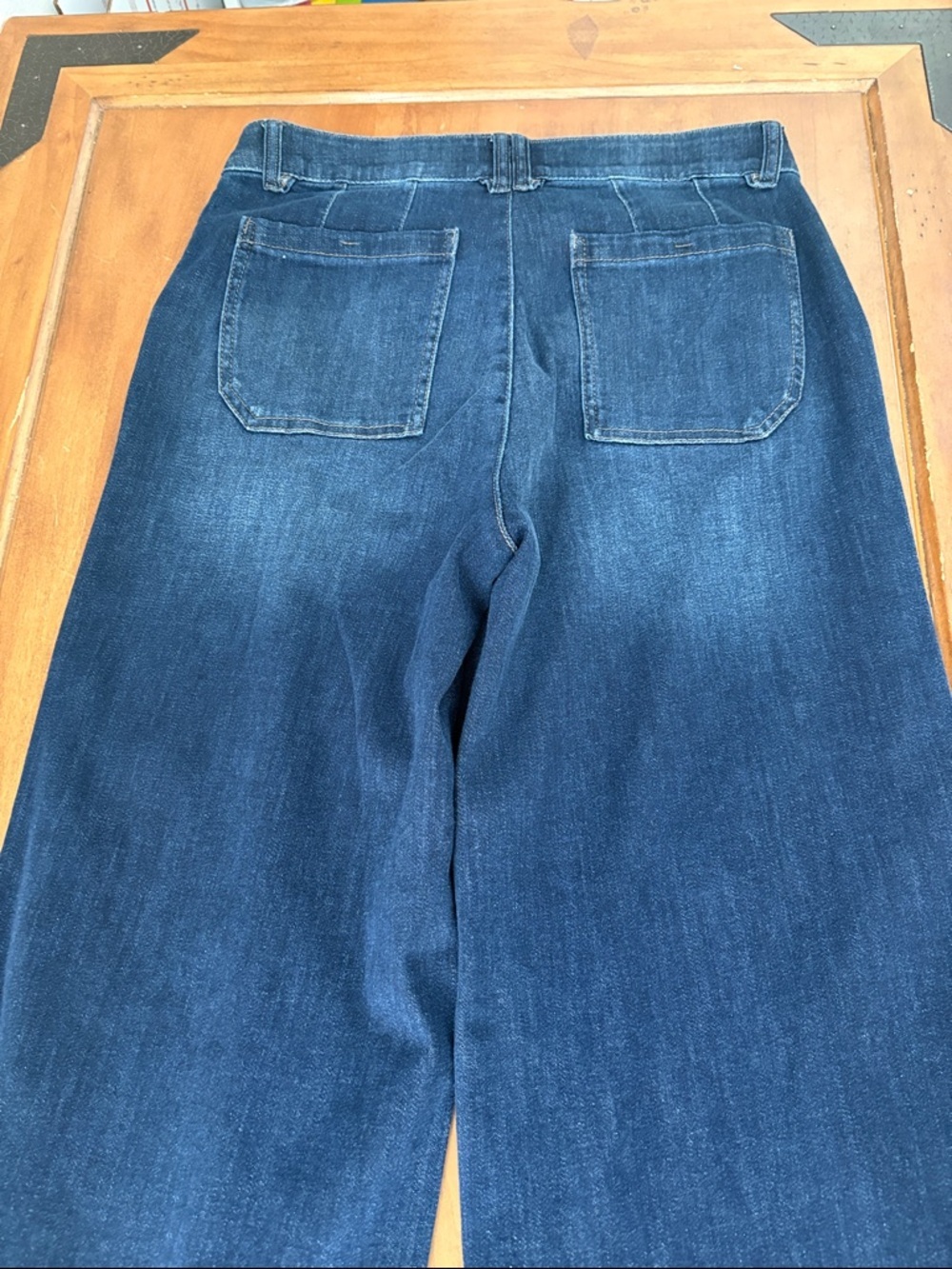Democracy NWT Ab Solution Șki Rise Wide Leg Jeans Size 10 - Picture 12 of 15